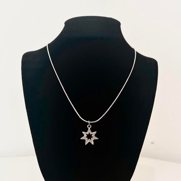 Jewelry Sterling Silver Star Outline Necklace Poshmark